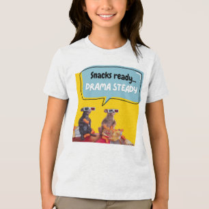 T-shirt En Tri-matière Snacks Ready, Drama Steady