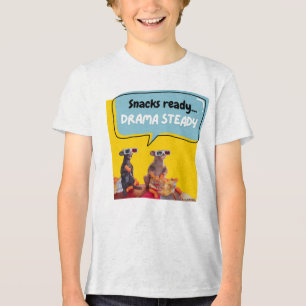 T-shirt En Tri-matière Snacks Ready, Drama Steady