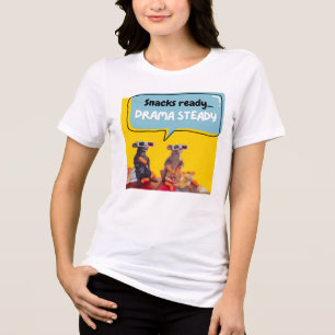 T-shirt En Tri-matière Snacks Ready, Drama Steady