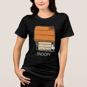 T-shirt En Tri-matière Snoopy Halloween Spider Web Doghouse