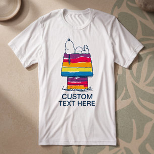 T-shirt En Tri-matière Snoopy   Rainbow Dog House