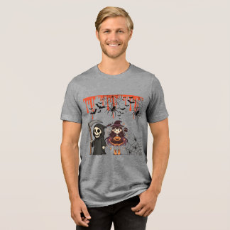 T-shirt En Tri-matière Société de Hantise de Minuit gris