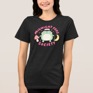 T-shirt En Tri-matière Société Mignonne Grenouille de Minuit Champignon P