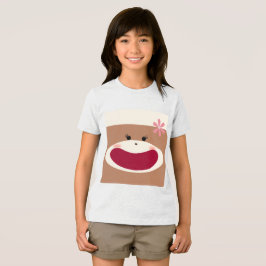 T-shirt En Tri-matière Sock Monkey Smile(Girl)