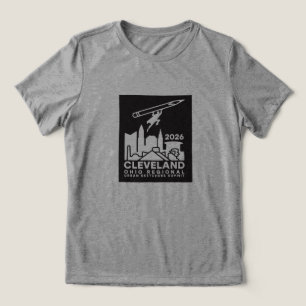T-shirt En Tri-matière Sommet des Urban Sketchers 2026 - Cleveland - Femm