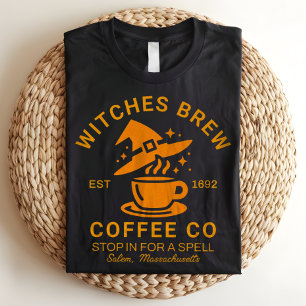 T-shirt En Tri-matière Sorcières brasser Salem Massachusetts Café Hallowe
