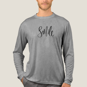 T-shirt En Tri-matière Sourire, design de texte inspirant
