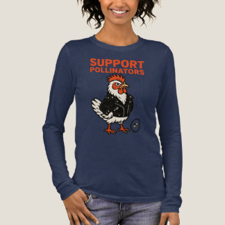 T-shirt En Tri-matière Soutenez les Polinisateurs Magnifique Coq en Blous