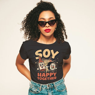 T-shirt En Tri-matière Soy Happy Together - Cute Sushi and Soy Sauce Pun