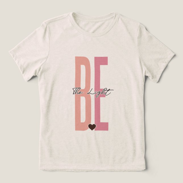 T-shirt En Tri-matière Soyez Le Chrétien Boho Lumière (Design Recto)