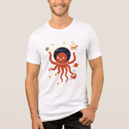 T-shirt En Tri-matière Space Octopus Chef - Cosmic Kitchen Tee
