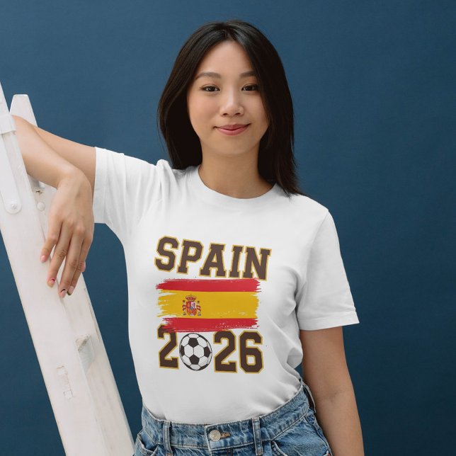 T-shirt En Tri-matière Spain 2026 Soccer Design (Créateur téléchargé)