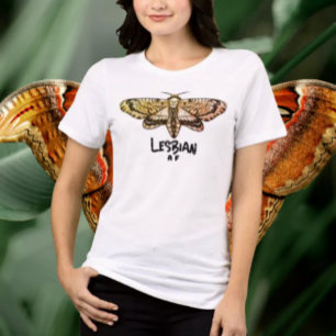 T-shirt En Tri-matière Sphinxe tête de mort lesbien AF