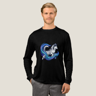 T-shirt En Tri-matière Spirit Husky Aura Graphique Bleu Électrique