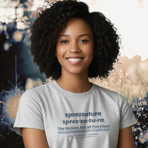 T-shirt En Tri-matière SPREZZATURA : L'ART ITALIEN DE LA MODE-BlueDenim