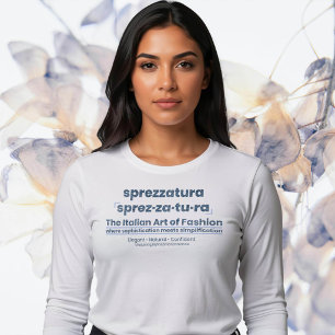 T-shirt En Tri-matière SPREZZATURA : L'ART ITALIEN DE LA MODE-BlueDenim