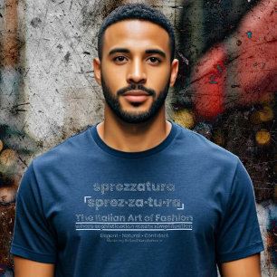 T-shirt En Tri-matière SPREZZATURA : L'ART ITALIEN DE LA MODE-BlueDenim