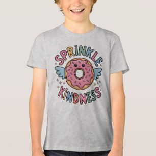 T-shirt En Tri-matière Sprinter la gentillesse   Enfants Donut
