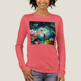 T-shirt En Tri-matière Stained Glass Little Fairy With Dragonfly