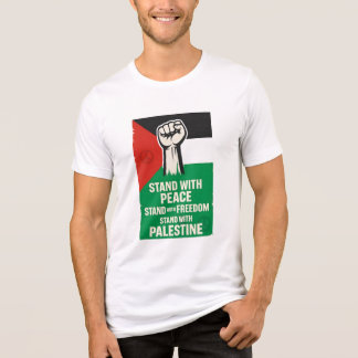 T-shirt En Tri-matière Stand with Peace Stand with Palestine