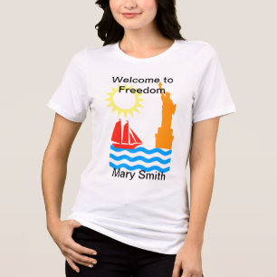 T-shirt En Tri-matière Statue de la Liberté