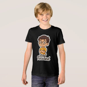 T-shirt En Tri-matière Sticker pour enfant avec lunettes - "Restez focali