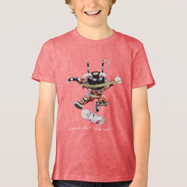 T-shirt En Tri-matière Suji Samurai Skater v5 T-shirt (Recto)