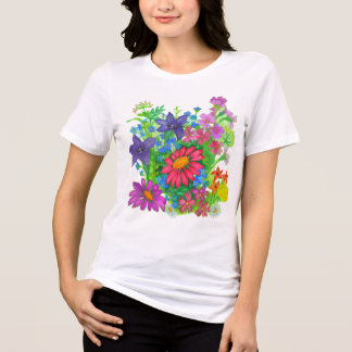 T-shirt En Tri-matière Summer flowers