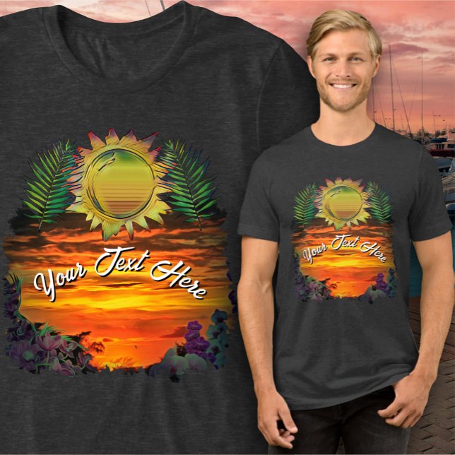 T-shirt En Tri-matière Sunset Plaza Marina 2584 (Créateur téléchargé)