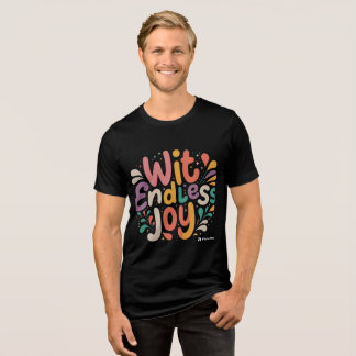 T-shirt En Tri-matière "Sunshine & Smiles : Avec Joy Tee sans fin"