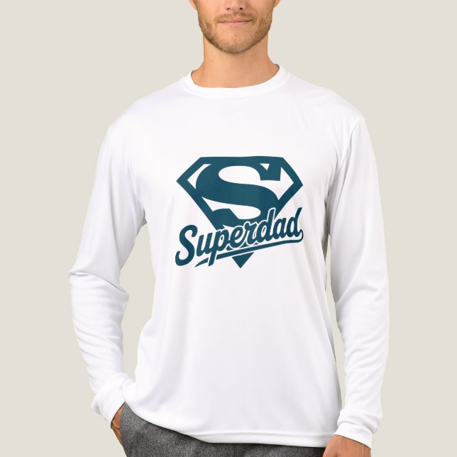 T-shirt En Tri-matière Super papa jamais (Recto)