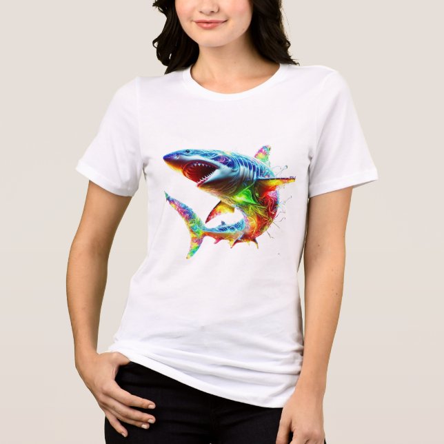 T-shirt En Tri-matière Super Requin (Recto)