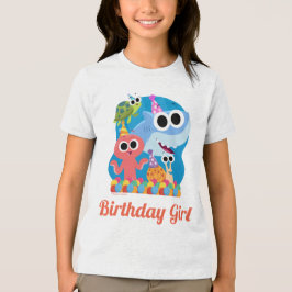 T-shirt En Tri-matière Super simple | Finny Shark Confetti Anniversaire