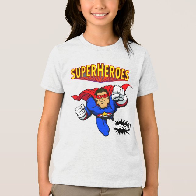 T-shirt En Tri-matière SUPERHÉROS DE L'ENFANT ! T-shirt (Recto)