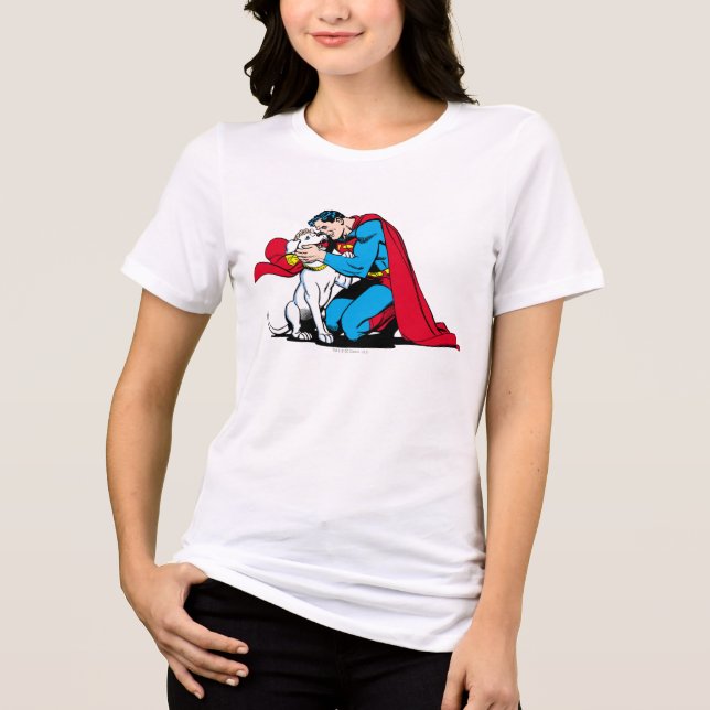 T-shirt En Tri-matière Superman et Krypto (Recto)