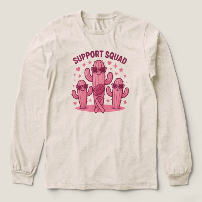 T-shirt En Tri-matière Support Cactus Design Tri-Blend Shirt (Motif devant)