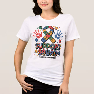 T-shirt En Tri-matière Support Squad Autism Awareness Autistic Boy Teens
