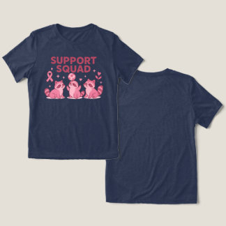 T-shirt En Tri-matière Support Squad Pink Ribbon Raccoons