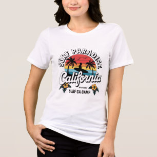 T-shirt En Tri-matière Surf Paradise California Unisex Softstyle