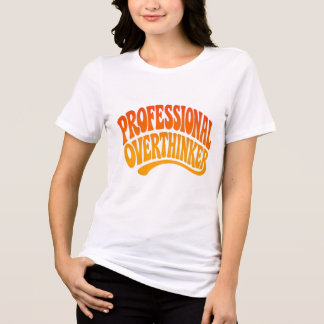 T-shirt En Tri-matière Surpenseur Professionnel Drôle Rétro Typographie T