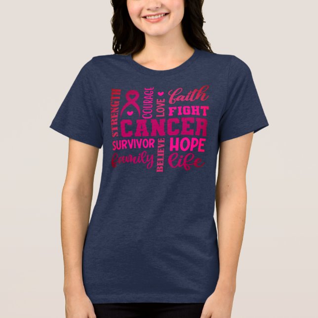 T-shirt En Tri-matière Survivant du cancer (Recto)