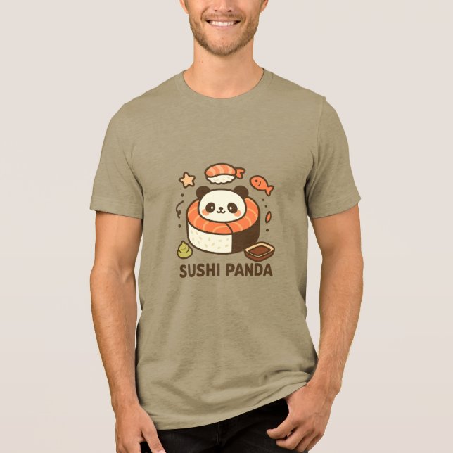 T-shirt En Tri-matière Sushi Panda Tee (Recto)