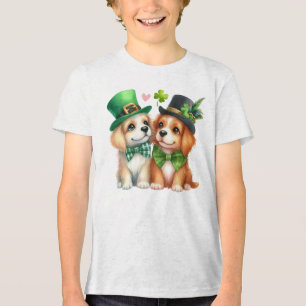 T-shirt En Tri-matière Sweatshirt avec design de chiens mignons pour la S