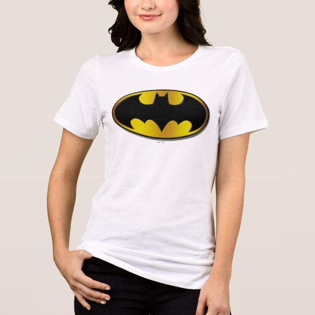 T-shirt En Tri-matière Symbole Batman | Logo de dégradé ovale (Recto)