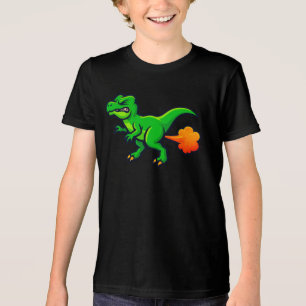 T-shirt En Tri-matière T-Rex Péteur Drôle Dino Pet