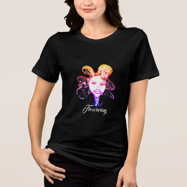 T-shirt En Tri-matière T-shirt à fleurs (Recto)