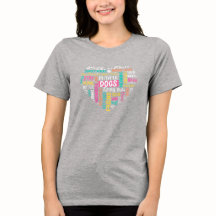 T-shirt avec texte en forme de coeur pour amateur 
