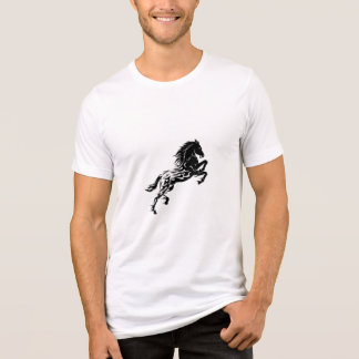T-shirt En Tri-matière T-shirt avec un design hippique distinctifT-shirt