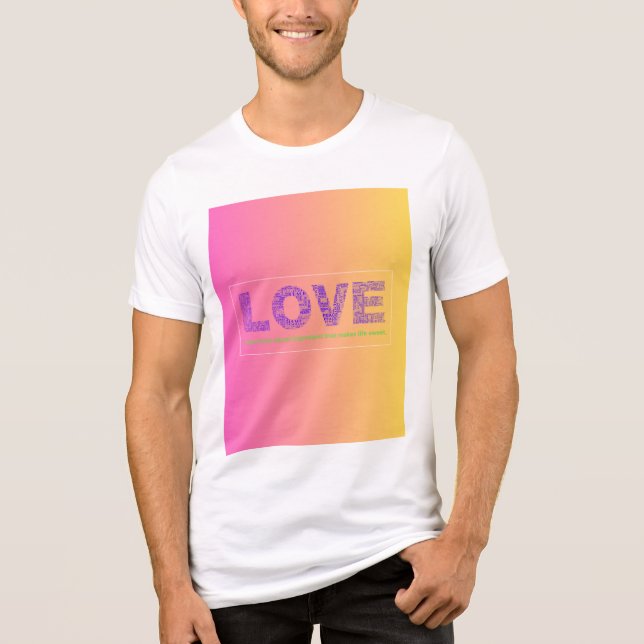 T-shirt En Tri-matière T-shirt Bella+Canvas (Recto)