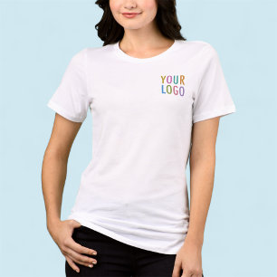 T-shirt En Tri-matière T-shirt blanc féminin Premium - Logo d'entreprise 